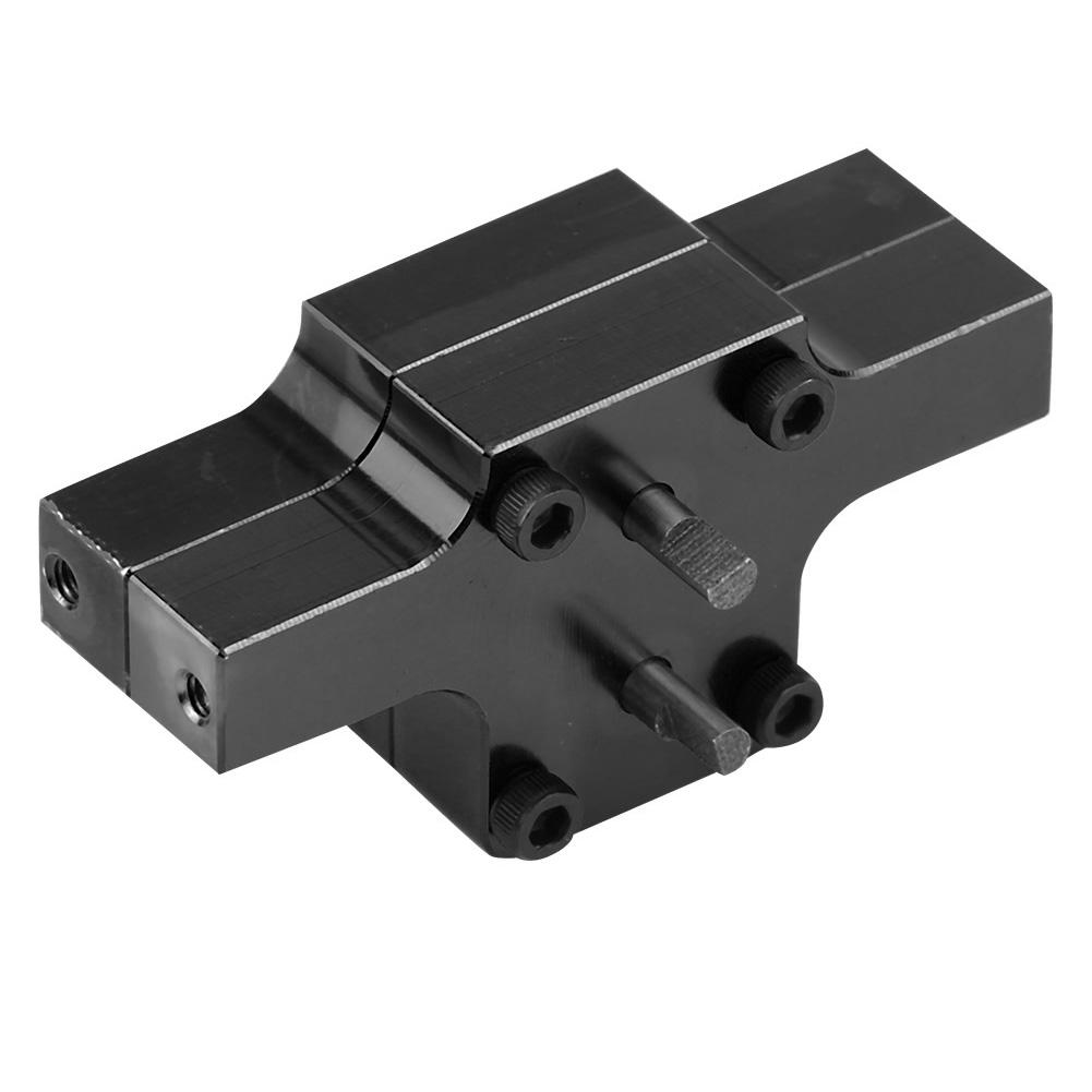 Aluminium Alloy Gear Box for WPL 1 16 Military Truck RC Car Upgraded Part (Black)