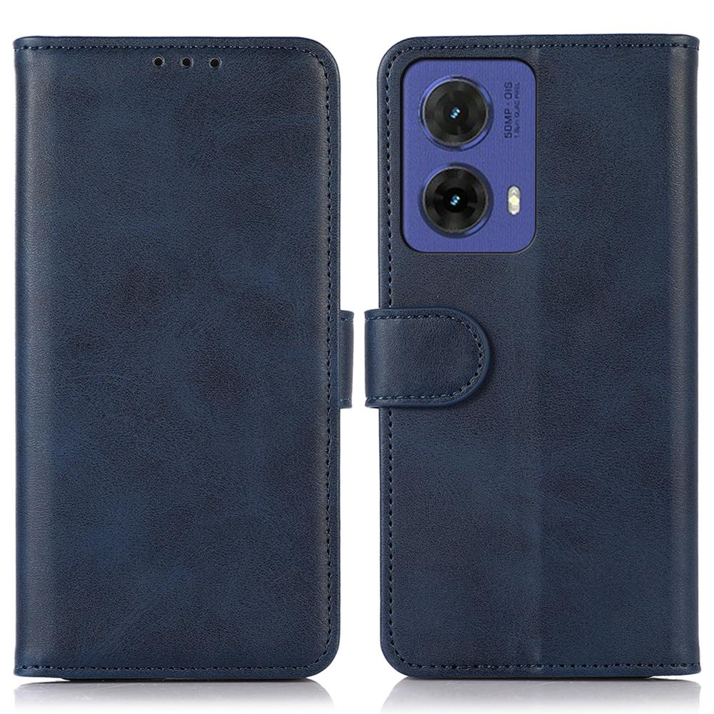 For Motorola Moto G85 5G/S50 Neo 5G Case Cowhide Texture Leather Stand Wallet Phone Shell