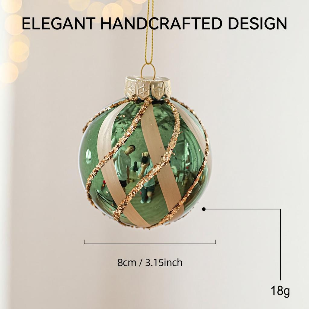 Christmas Foam Ball Ornament Set A Hanging Christmas Tree Decorations for Holiday Home Party Decor