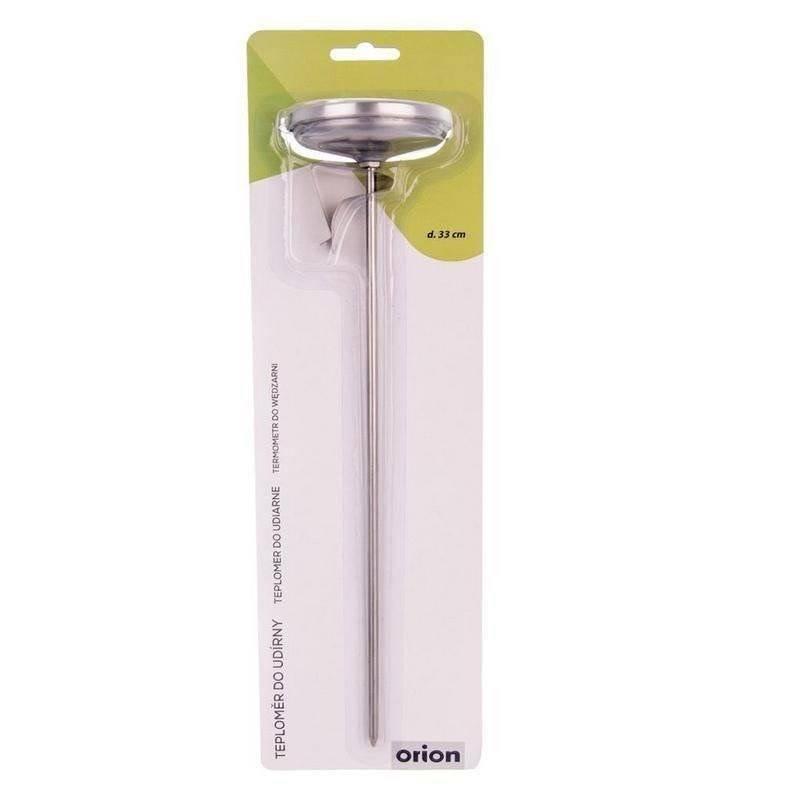 Smoker thermometer, steel, with a 33 cm probe