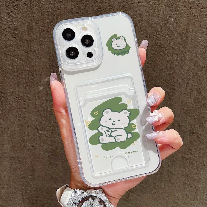 

Держатель для карт Слот Силиконовый Кошелек Карман Чехол Для Samsung S23 S24 S25 Ultra Xiaomi Redmi Note 13 Vivo V27E V27 Honor X6A X7A Чехол Прозрачный Бампер для телефона iPhone 15 Pro Max