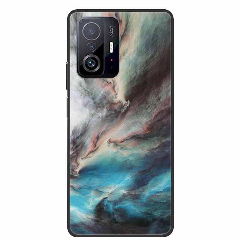 For Xiaomi 11T Pro Case Marble Soft Silicone Back Case for Xiaomi mi 11T Pro Phone Cover for Xiaomi 11 T Pro 2021 Coque Funda