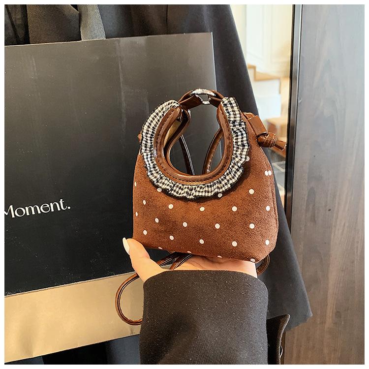 Niche mini bag women's summer new fashion messenger bag high-end portable dumpling bag