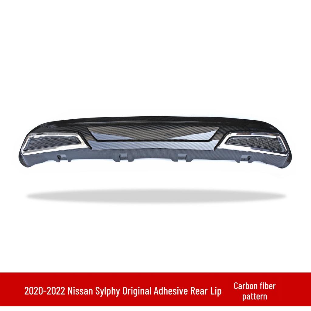 Συμβατό Body Kit 14ης Γενιάς Sylphy: Εμπρόσθιο Χείλος, Πλαϊνά Μαρσπιέ, Πίσω Αεροτομή, Πίσω Χείλος, Γωνία Εμπρός Προφυλακτήρα.