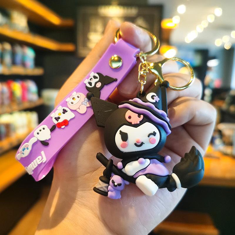

Sanrio Keychain Kuramitsu Cartoon Cute Doll Claw Machine Decoration Gift for Girlfriends Small Gift Fashion Toys Anime Cartoon
