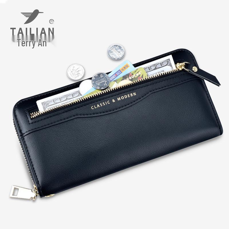 Tailian Women's Multifunctional Zipper Wallet and Card Holder Clutch