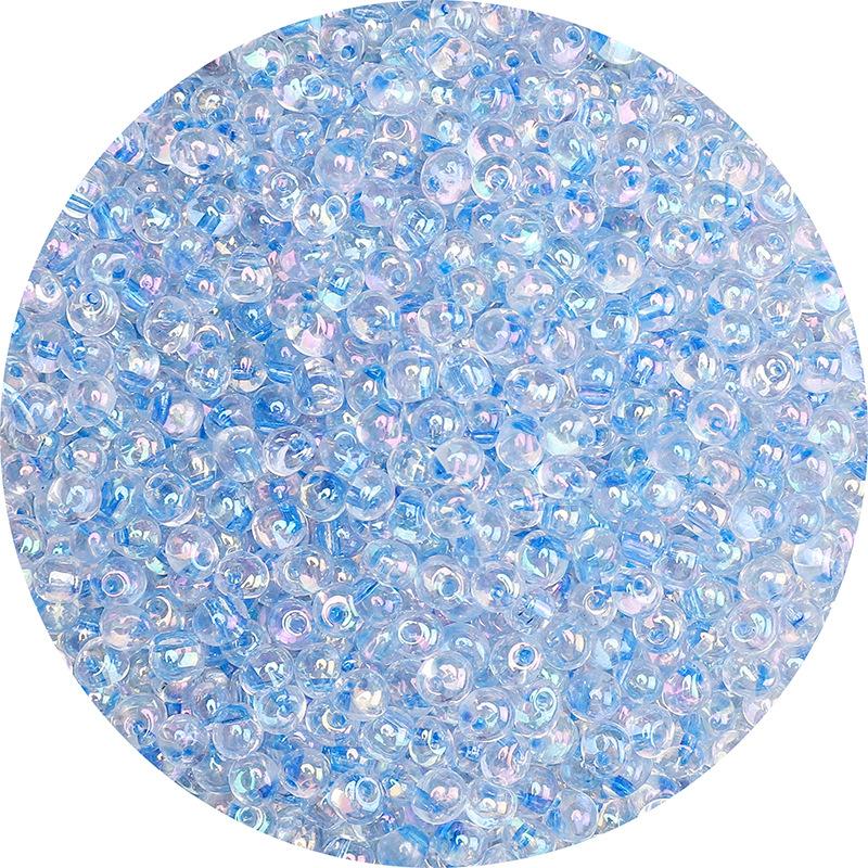 4mm Water Drop Colorful Glass Millet Beads Handmade Diy Jewelry Materials Loose Beads Accessories Package Hanging Necklace Strings Beads Nice Beads