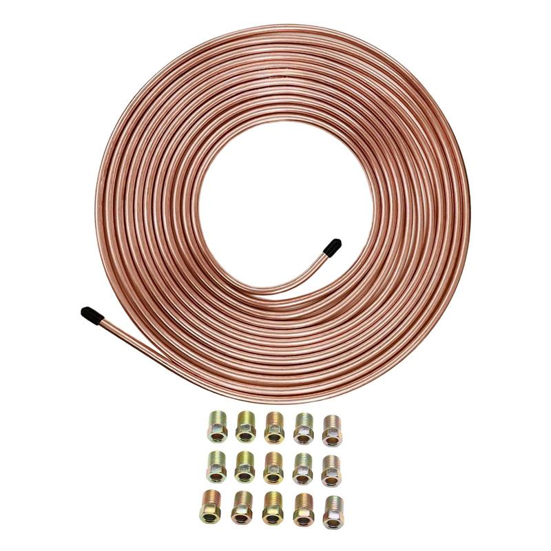 High Strength Copper Coated Brake Pipe Repair Kit Flexible Tubing Roll for Vehicle Brake Maintenance