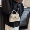 New Women's Bag Fashionable Versatile Stone Pattern Portable Shoulder Oblique Span Bag