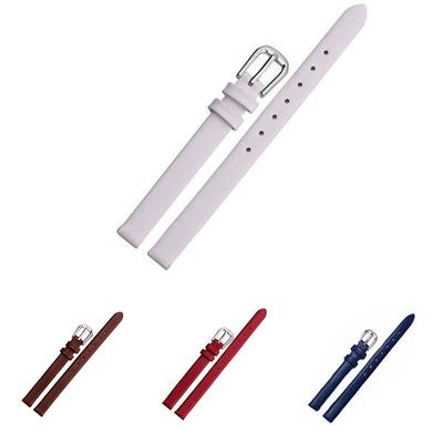 Thin Women Watch Band Genuine Leather Bracelet Strap Wrist Belt With Pin Buckle