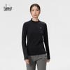KOLON SPORT Women's Seamless Half-Zip Long Sleeve T-Shirt
