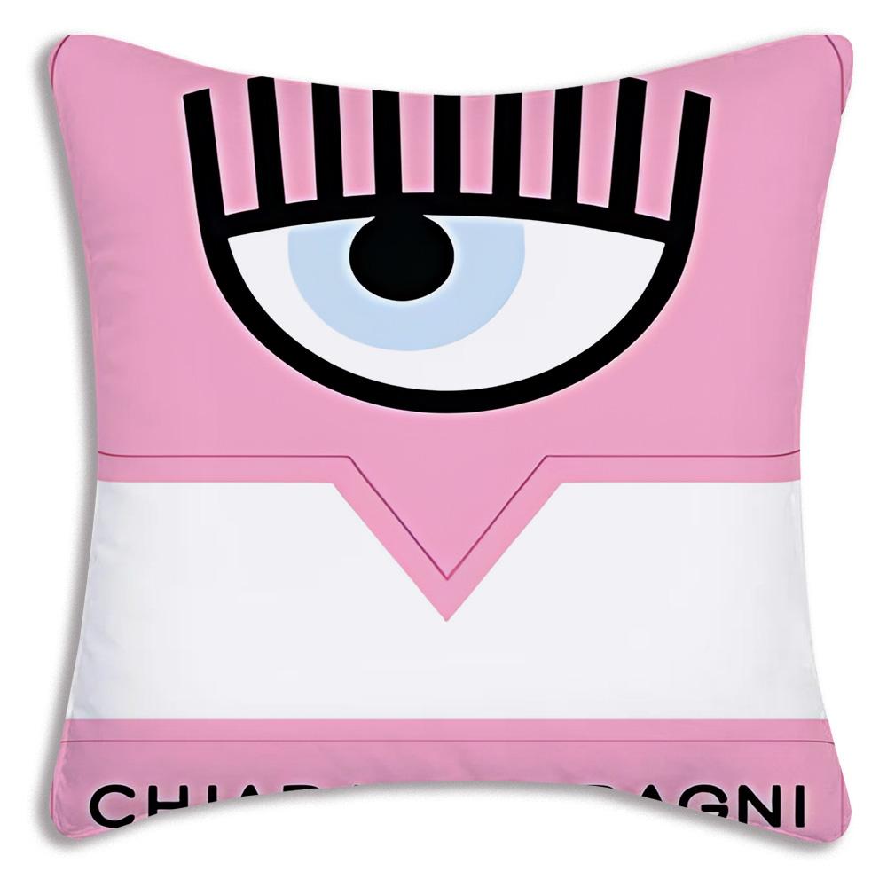 Hot Eyes Pillow Covers Cartoon Sofa Decorative Home C-Chiara Double-sided Printing Short Plush Cute Cushion F-Ferragnies Cover