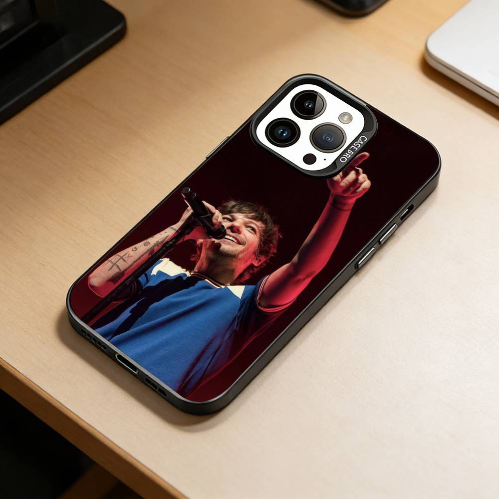 Singer Lou-Tommo Phone Case For iPhone 17,16,15,14,13,12,11 Plus,Pro Max,XS,Colored Silver Plated Inside Cover
