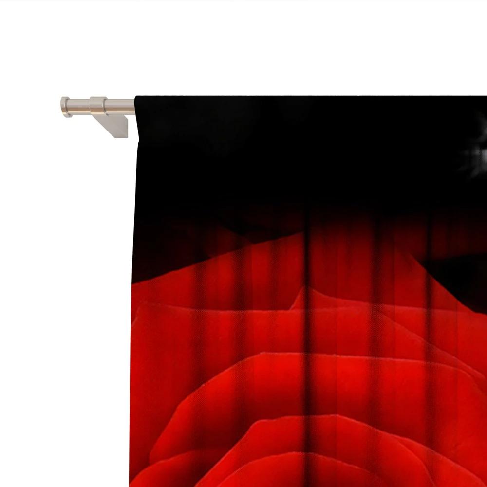 Curtains Animal Avatars Printed Lions Tigers Leopards Are Suitable Kitchens Cafes Living Rooms Balconie Made Of Polyester Room Window Treatment