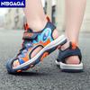 Summer Sport Sandals for Children's Boys Breathable Anti-Slip Beach Water Shoes Outdoor Anti-Bump Walking Sandails