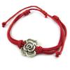 Les Trésors De Lily [N6344] - Fancy Bracelet 'Rosa Romantica' Silver Red