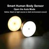 New Wireless Rechargeable LED Smart Night Light with Human Body Sensor and Emergency Lighting, Automatic USB Charging, Magnetic