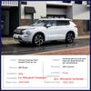 Carbon Faser Äußere Türgriff Abdeckung Trim Fit für Mitsubishi Outlander 4 GM GN 2022 2023 Airtrek Auto Styling Zubehör