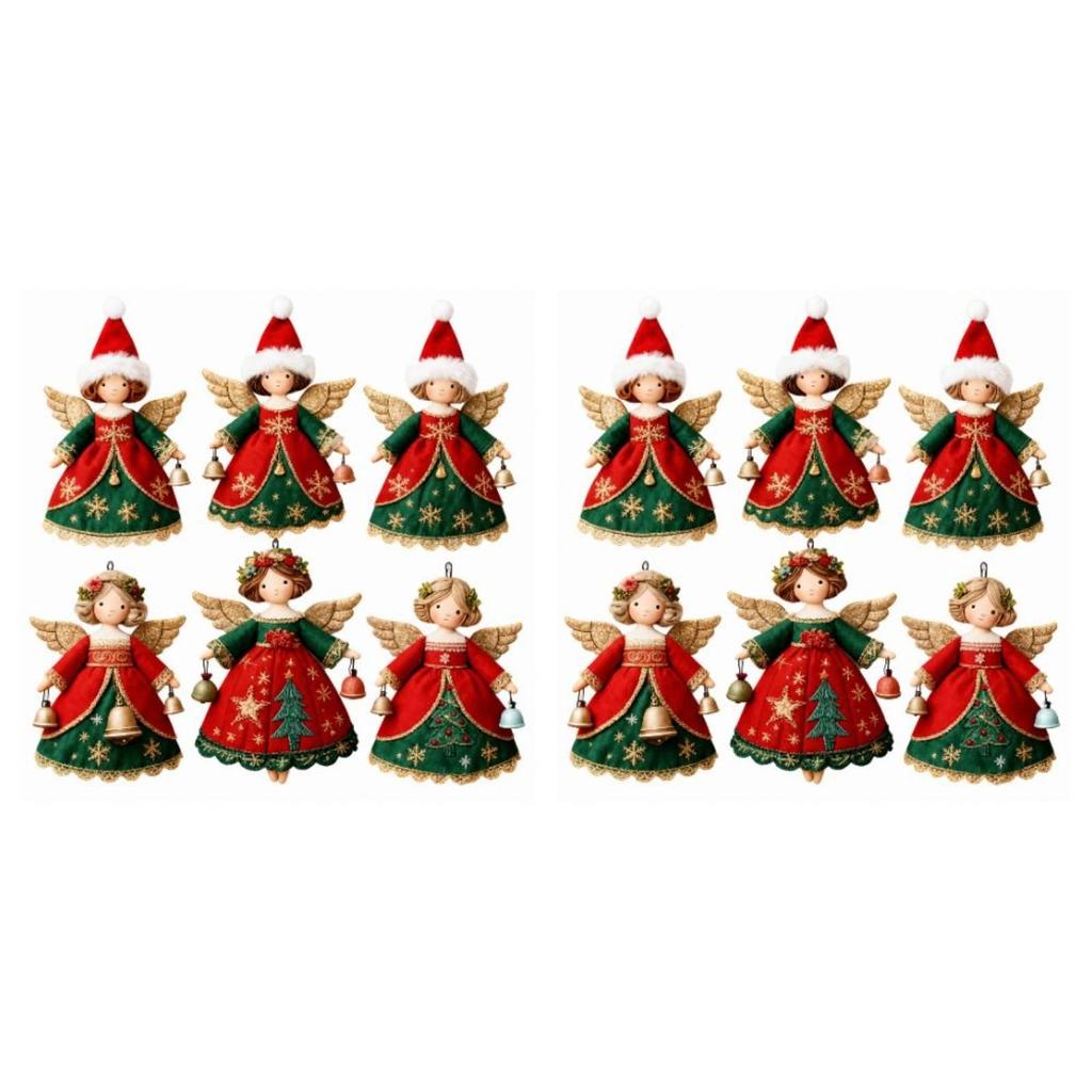 12 Pieces Ornament Colorful for Seasonal Decorating, Holiday Gatherings