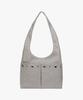 Trimarch Vintage Eyelet Shoulder Bag / Gray