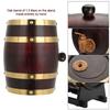 10L 5L 3L 1.5L Oak Barrel Vintage Wood Oak Timber Wine Barrel for Beer Whiskey Rum Port