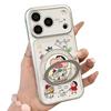 Cute Pajamas Xiaoxin Rotating Bracket Is Suitable for Apple 16/17 Mobile Phone Case 15 Electroplating Large Window 14/13 Cartoon