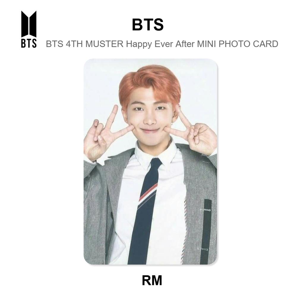 BTS BTS 4TH MUSTER Happy Ever After MINI PHOTO CARD Official Photocard