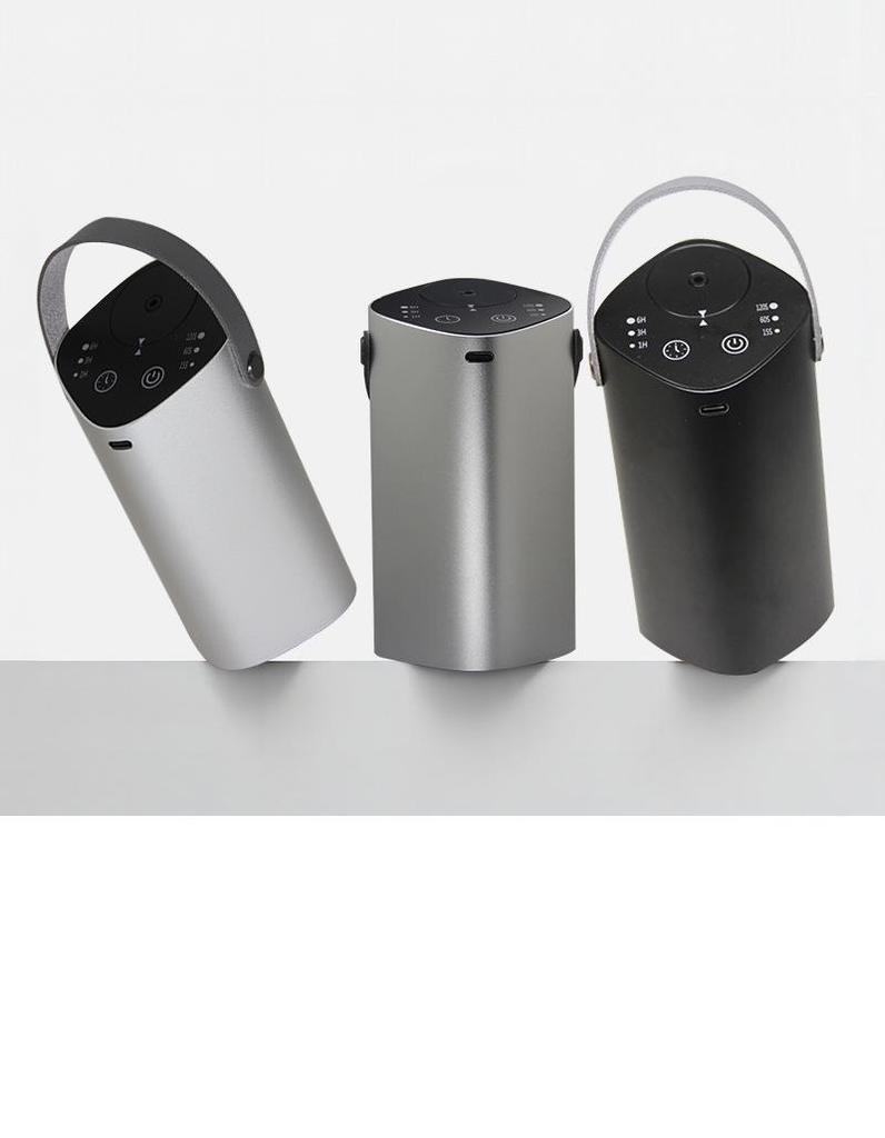 USB Portable Waterless Essential Oil Diffuser – Automatic Cold Aroma Diffuser for Car & Home with Two-Fluid Spray Technology