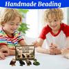 3D Perlen-Tier-Set DIY Tiere Set Enthält Materialien und Anleitungen zur Herstellung von vier Tierfiguren Geeignet für Anfänger und Hobbybastler