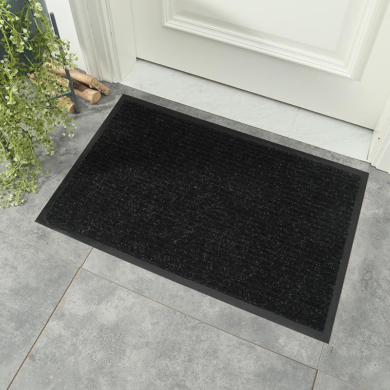 Non-slip PVC Floor Mat: Dirt-resistant, Water-absorbing Entryway Rug for Kitchen & Bathroom