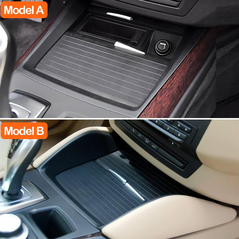 Car Front Center Console Panel Cover Water Cup Holder Decorative Panel Bezel For BMW X5 X6 E70 E71 E72 51166956756 51169129401
