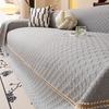 Summer cool ice silk sofa cover 2025 new high-end summer cool cushion non-slip leather sofa cover towel