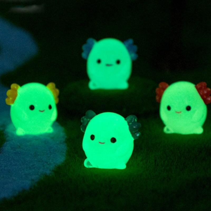 Colorful Resin Cute Chubby Hexagonal Dragon Figurines For Diy Garden Projects