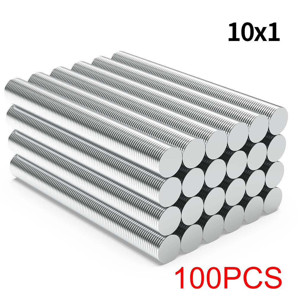 Super Strong Neodymium Magnet N35 NdfeB Permanent Magnetic imanes Round Powerful Magnets Refrigerator 10x1 10x2 10x3 10x5mm