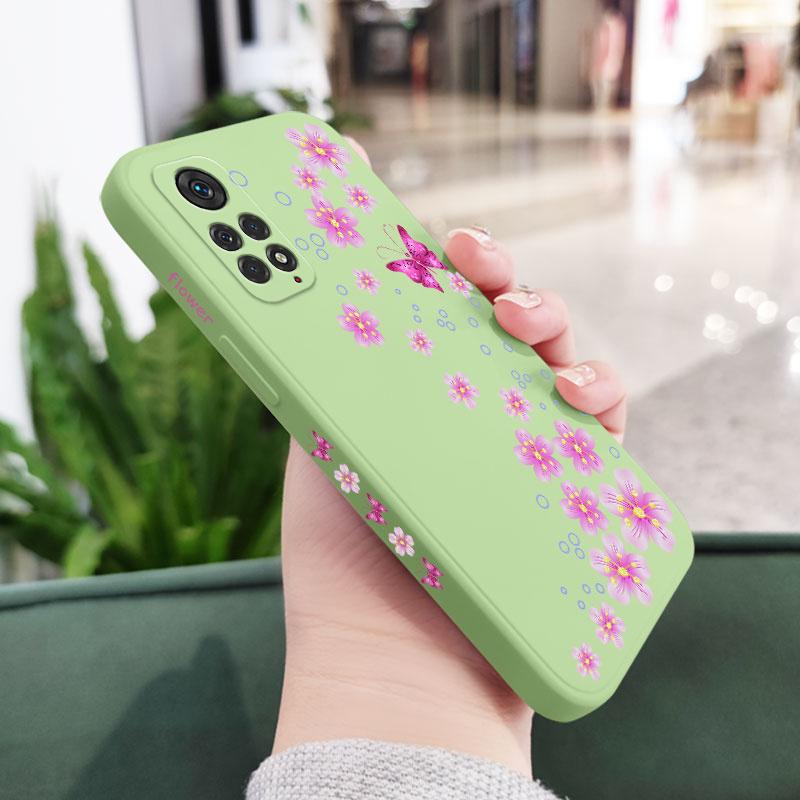 Pouzdro na telefon Motýl v květu Pro Xiaomi Redmi Note 15 Pro Plus 4G 5G Silikonový kryt
