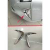 Front Fog Light Eyebrow Cover Trim for 2016-2018 Toyota Prius Chrome ABS Trims