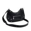 Stilvolle Vintage Halbmondtasche für Damen aus weichem PU-Material in trendigen Farben
