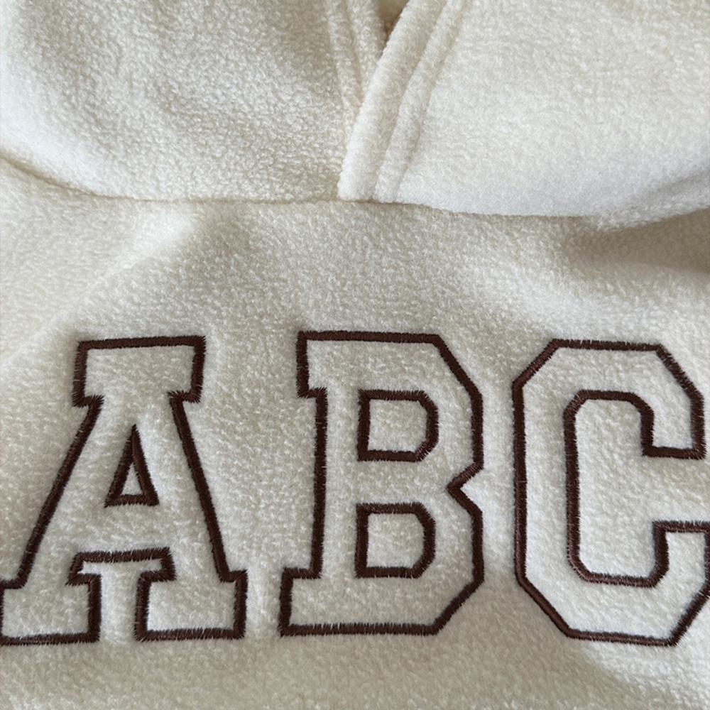 Vêtements de sport d'extérieur pour enfants shaker sweat à capuche imprimé ABC enfants garçons et filles automne survêtement décontracté