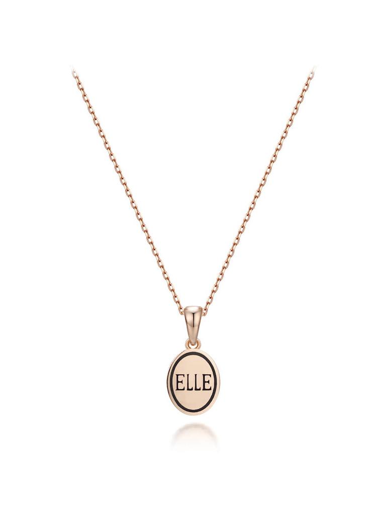 Coin Logo Necklace ELBRNN161