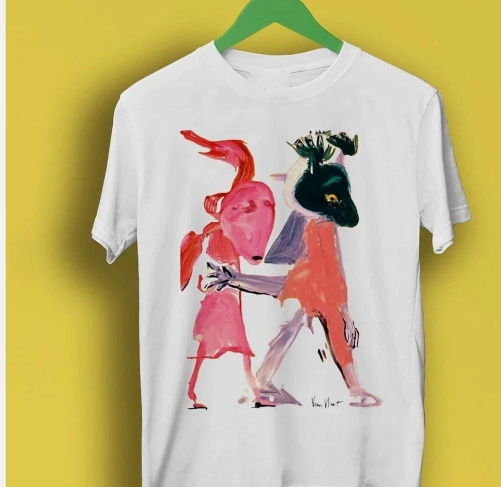 

Винтажная футболка Captain Beefheart Shiny Beast Blues Cool Rock Хлопок Белая S-4XL L