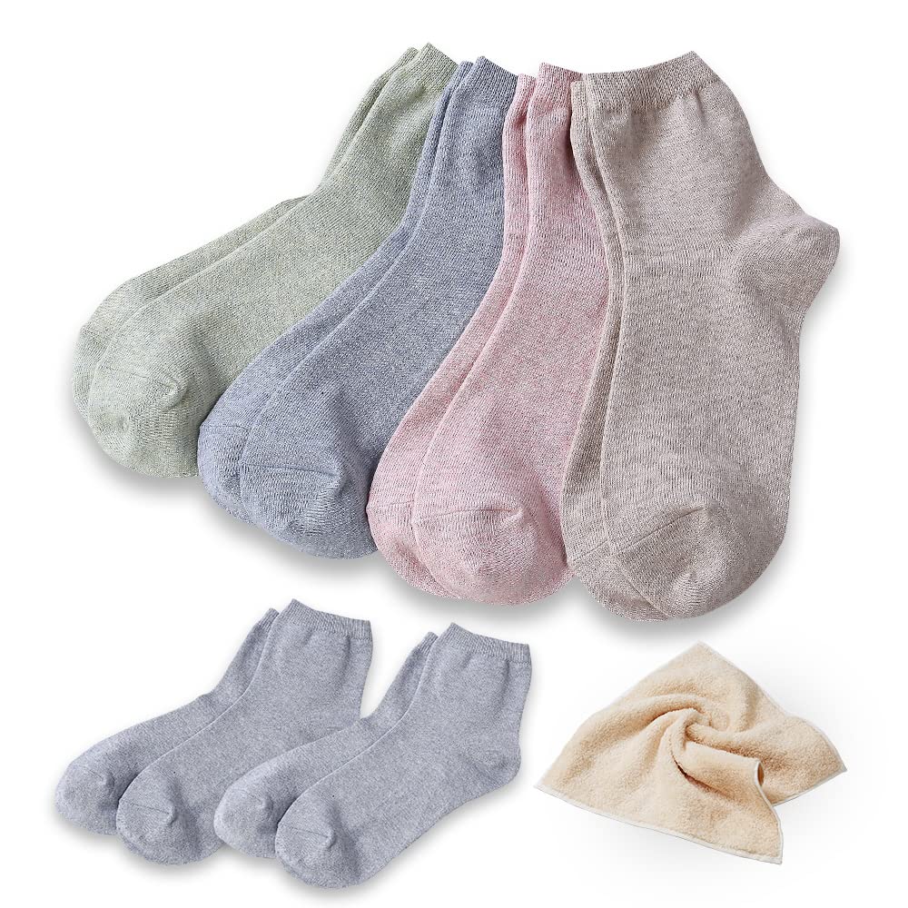 

Носки из органического хлопка для Botanical Made in Authentic Natural Natural Shop Бонус Популярный набор из 2 женских, крашеные, дышащие, склонные к холоду, Япония, продукт,