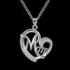 Women Creative Fashion Heart-shaped Pendant Necklace Simple Exquisite Necklace Ornament Great Gift for Mother's Day