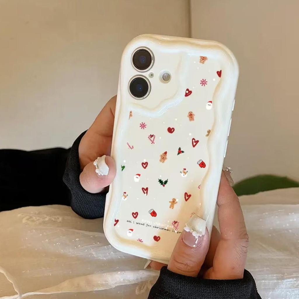 Christmas Snowman Phone Case for iPhone 17 Pro Max/ iPhone 16/15/14/13 Pro - Cartoon Style