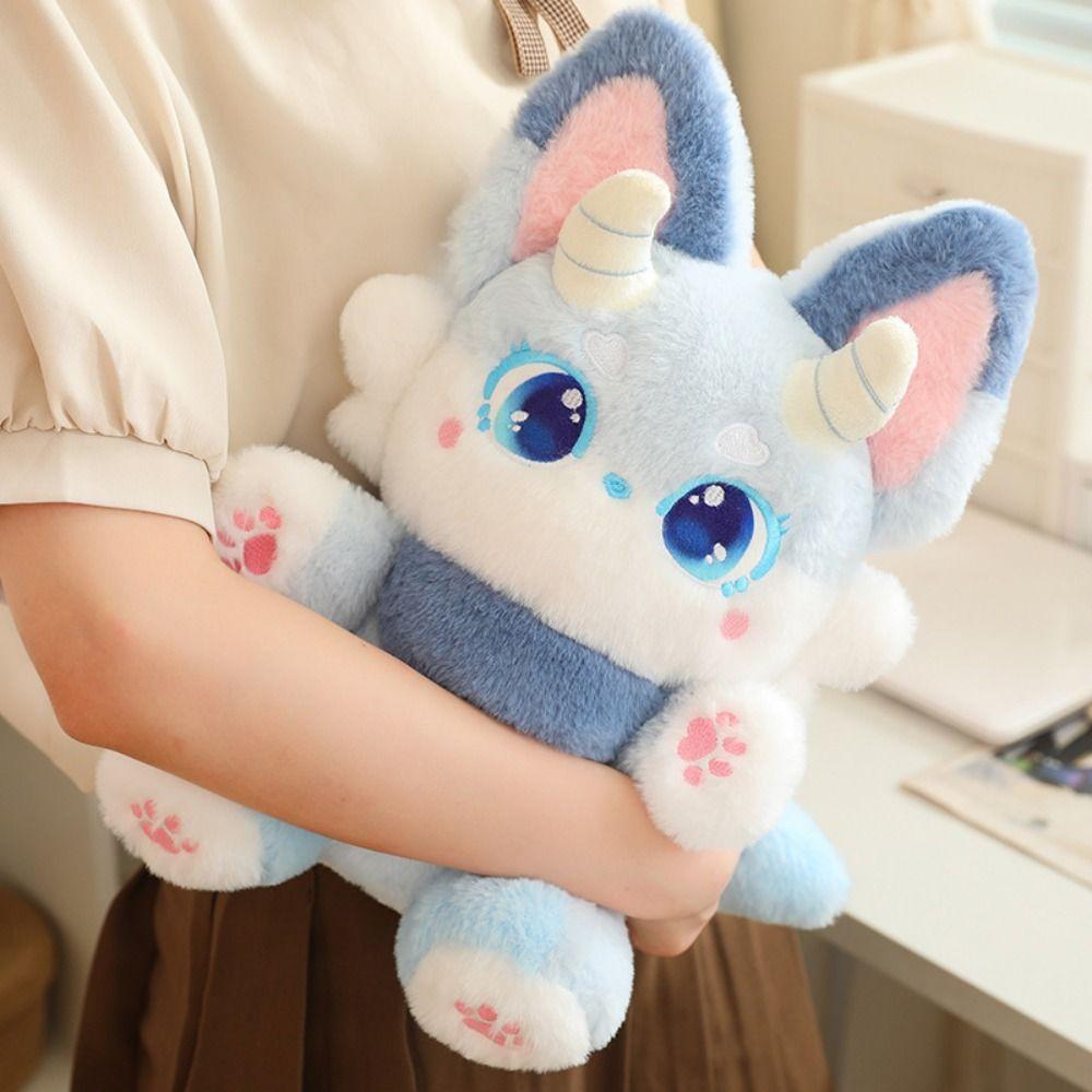 Fluffy Little Animal Devil Doll Large Ear Cartoon Plushies Doll  Festival Party Decor