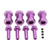 4Pcs/Set 12mm Hex Drive Adapter Set Metal Wheel Hex Hub Crawler Wheel Adapter  For 1/10 RC Crawler