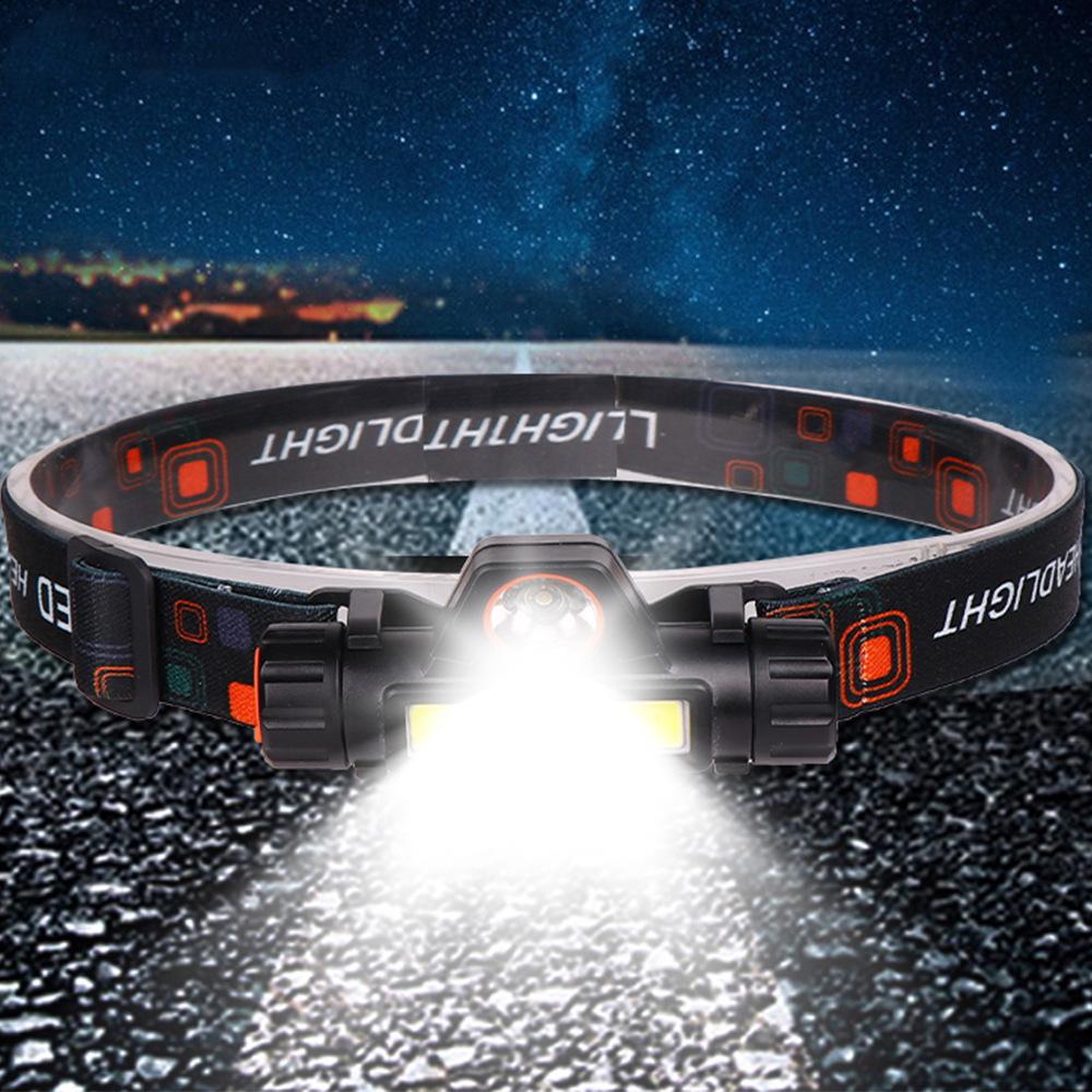 LED High Power Headlamp: USB Rechargeable, Magnetic, COB Light for Outdoor, Cycling, Emergency, Fishing, and Work