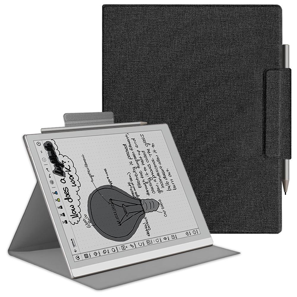 

with Pen Buckle Tablet Protective Cover Folio Shell for BOOX Tablet Go 10.3 Gen II /Gen II Lumi чёрный