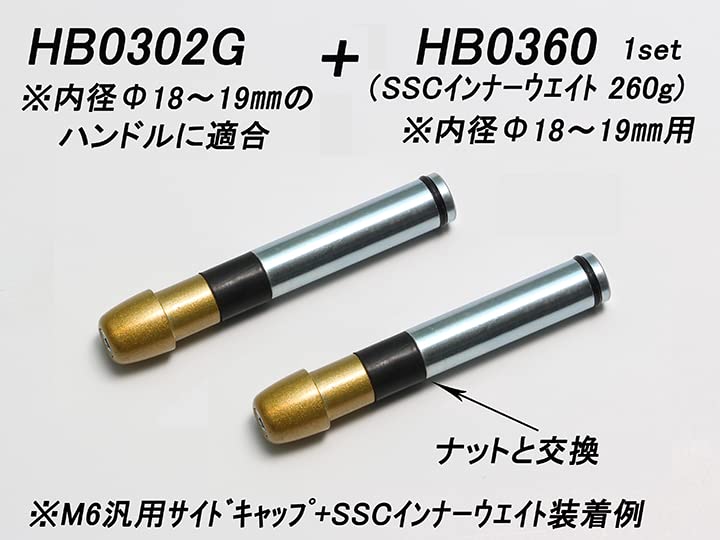 Hurricane Aluminum Side P22 Bullet HB0302G Caps, Shape, Gold,
