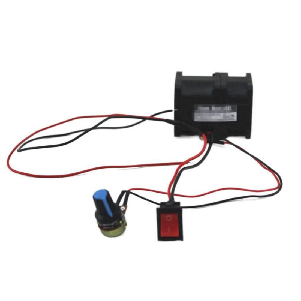 Universal Diy Electric Turbine Supercharger Boost Intake Fan Car Turbo  Ace40 14A Dc12V With Switch Potentiometer Covers