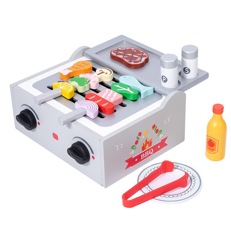 

Деревянная печь для пиццы, игрушка для кухни для ролевых игр для малышей